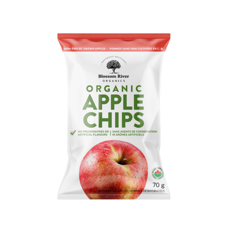 Organic Apple Chips & Apple Crisps | Blossom River Organics